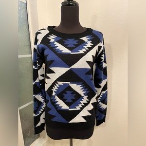 Isabel Lu tribal print knit sweater